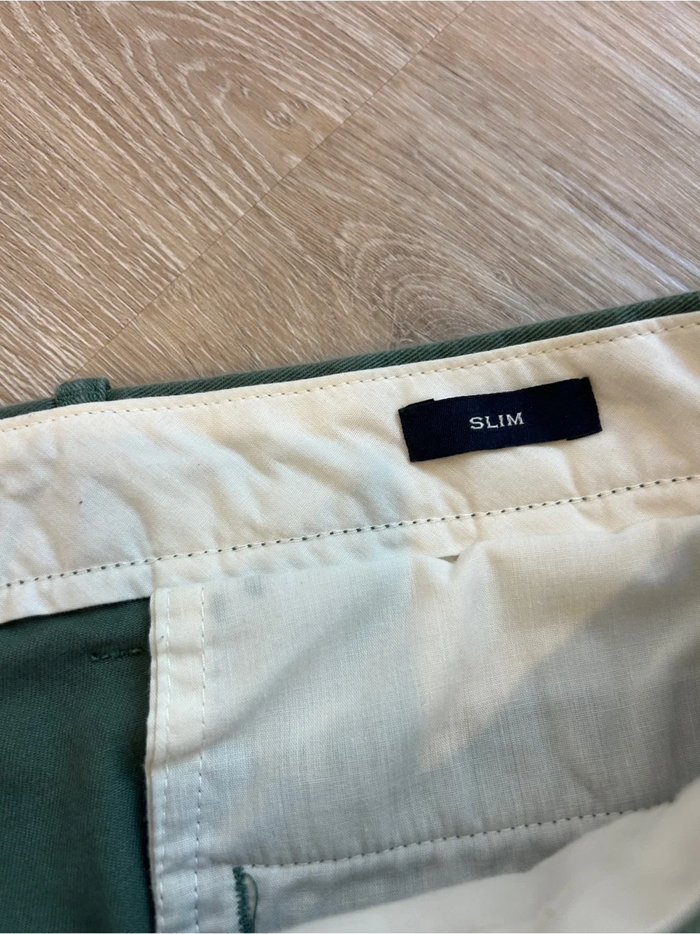 J.Crew Flex Green Chino Pants Size 33x32
